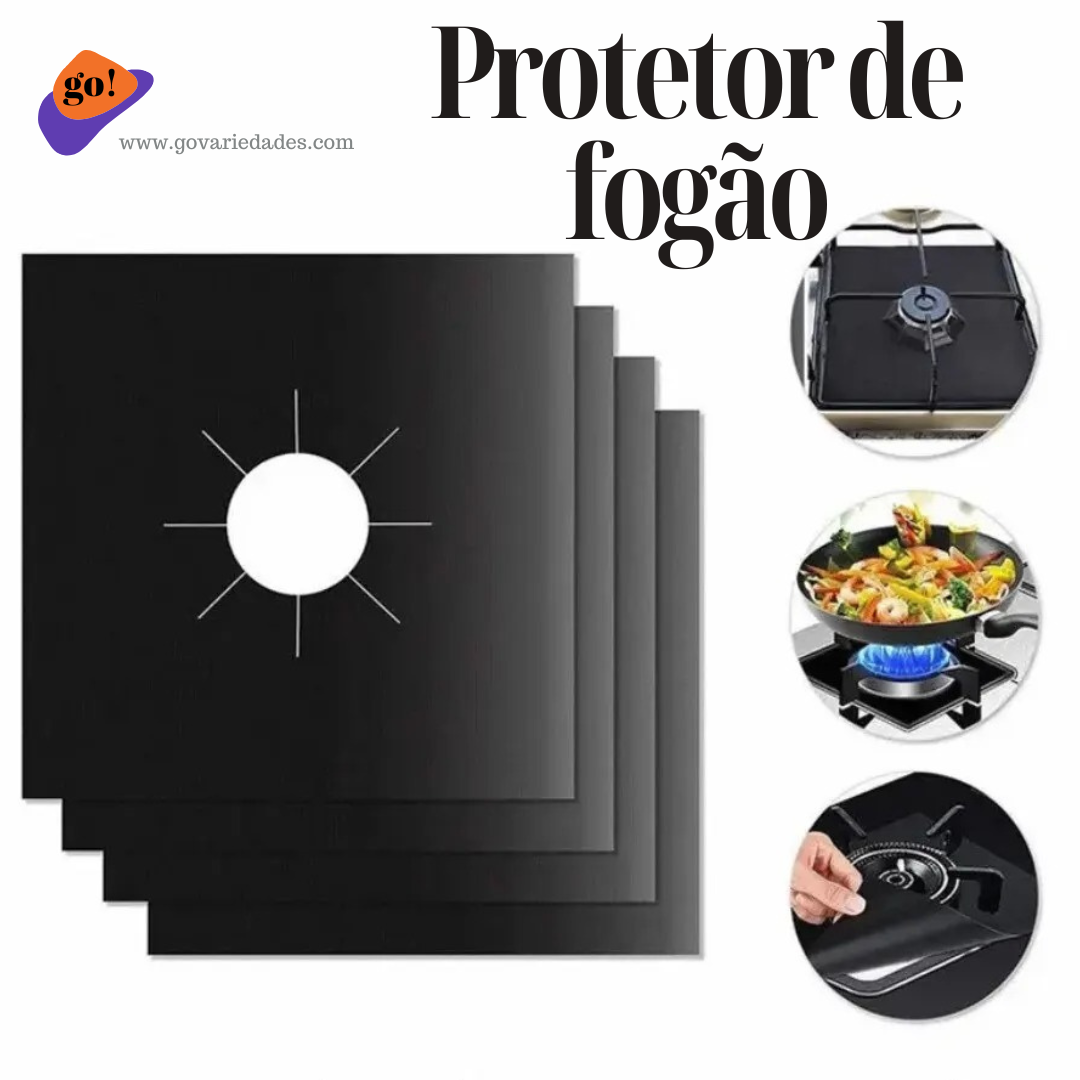 Protetor de Fogão a gás - 4 peças